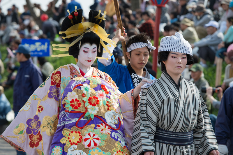分水おいらん道中